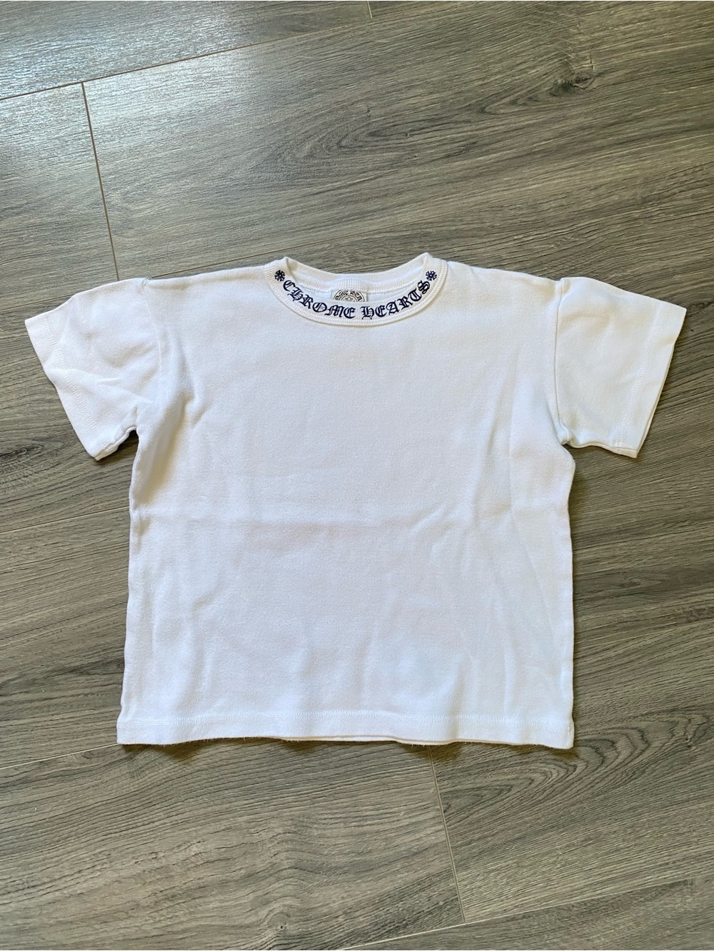 Chrome Hearts Spell Out Heart Logo Graphic Baby Tee
